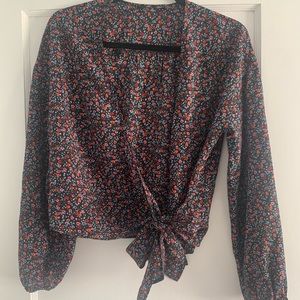 Madewell long sleeved blouse